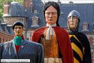 BELOEIL (B) - 34eme ducasse de Beloeil 2013 / Alfred - TOURNAI (B), Vauban le batisseur - ATH (B) et Baudouin IV de Hainaut - ATH (B)